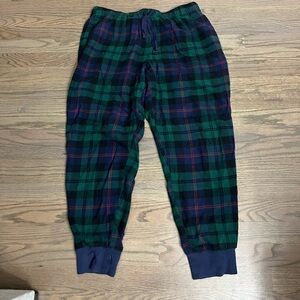 OLD NAVY PLAID PAJAMA JOGGERS - SIZE M